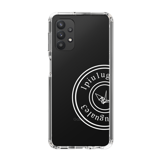 Slim Protection Case for Samsung Galaxy A32 5G［ 1PIU1UGUALE3 - crane - White ］