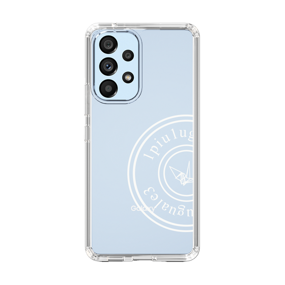 Slim Protection Case for Samsung Galaxy A53 5G［ 1PIU1UGUALE3 - crane - White ］