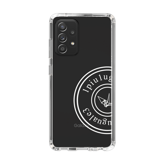 Slim Protection Case for Samsung Galaxy A52 5G［ 1PIU1UGUALE3 - crane - White ］