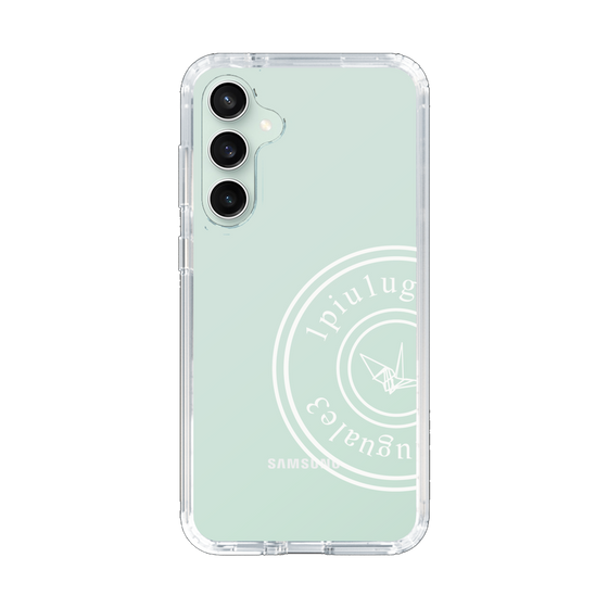Slim Protection Case for Samsung Galaxy S23 FE［ 1PIU1UGUALE3 - crane - White ］
