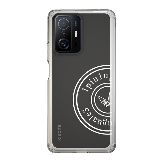 Slim Protection Case for Xiaomi 11T Pro［ 1PIU1UGUALE3 - crane - White ］