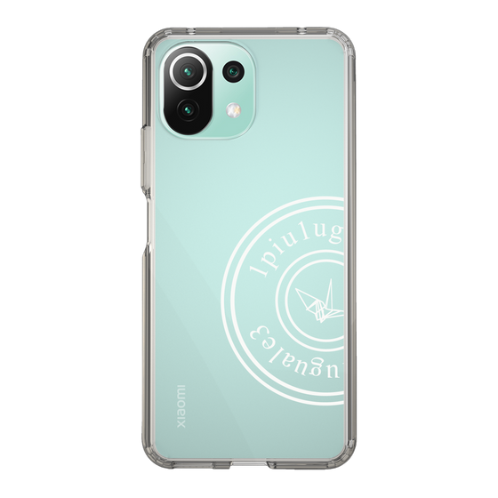 Slim Protection Case for Xiaomi Mi 11 Lite 5G［ 1PIU1UGUALE3 - crane - White ］