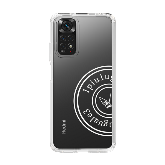 Slim Protection Case for Xiaomi Redmi Note 11［ 1PIU1UGUALE3 - crane - White ］