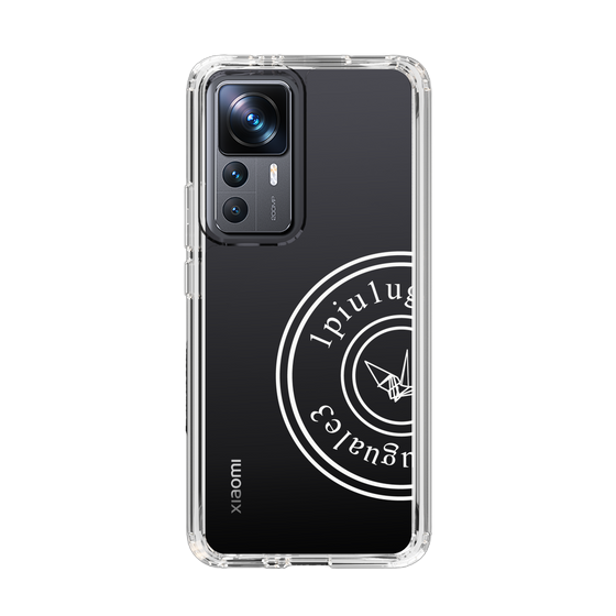 Slim Protection Case for Xiaomi 12T Pro［ 1PIU1UGUALE3 - crane - White ］