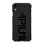 Slim Protection Case for Apple iPhone XR［ 1PIU1UGUALE3 - Logo Bold - Black ］