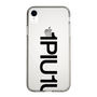 Slim Protection Case for Apple iPhone XR［ 1PIU1UGUALE3 - Logo Bold - Black ］