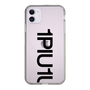 Slim Protection Case for Apple iPhone 11［ 1PIU1UGUALE3 - Logo Bold - Black ］