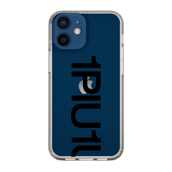 Slim Protection Case for Apple iPhone 12 mini［ 1PIU1UGUALE3 - Logo Bold - Black ］