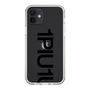 Slim Protection Case for Apple iPhone 12［ 1PIU1UGUALE3 - Logo Bold - Black ］
