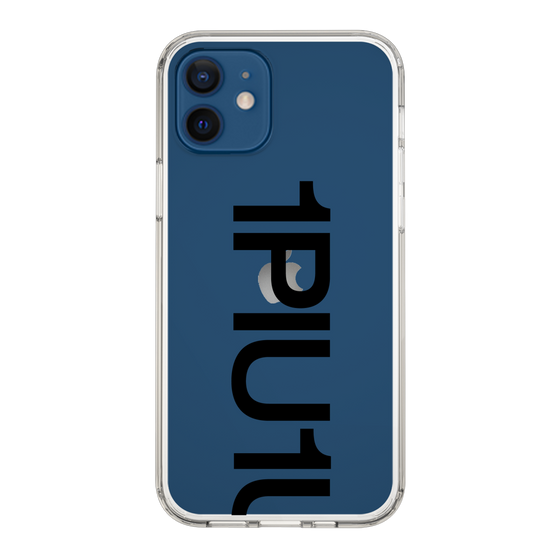 Slim Protection Case for Apple iPhone 12［ 1PIU1UGUALE3 - Logo Bold - Black ］