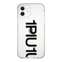 Slim Protection Case for Apple iPhone 12［ 1PIU1UGUALE3 - Logo Bold - Black ］