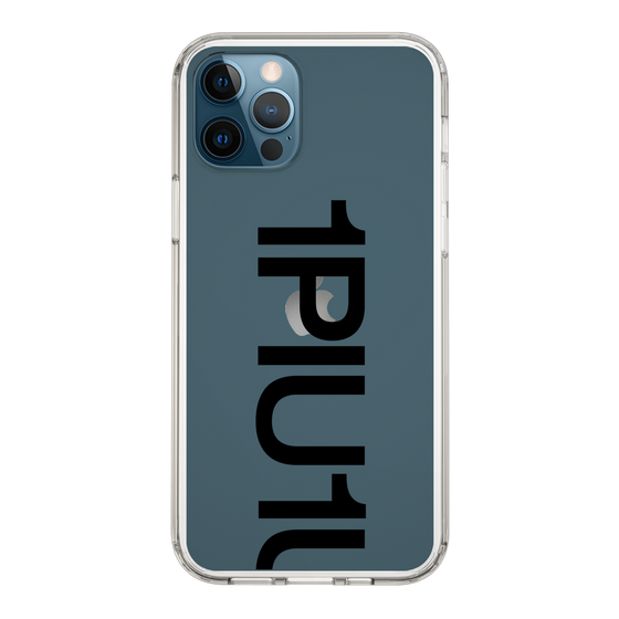 Slim Protection Case for Apple iPhone 12 Pro［ 1PIU1UGUALE3 - Logo Bold - Black ］