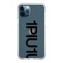 Slim Protection Case for Apple iPhone 12 Pro［ 1PIU1UGUALE3 - Logo Bold - Black ］