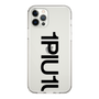 Slim Protection Case for Apple iPhone 12 Pro［ 1PIU1UGUALE3 - Logo Bold - Black ］