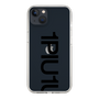 Slim Protection Case for Apple iPhone 13［ 1PIU1UGUALE3 - Logo Bold - Black ］