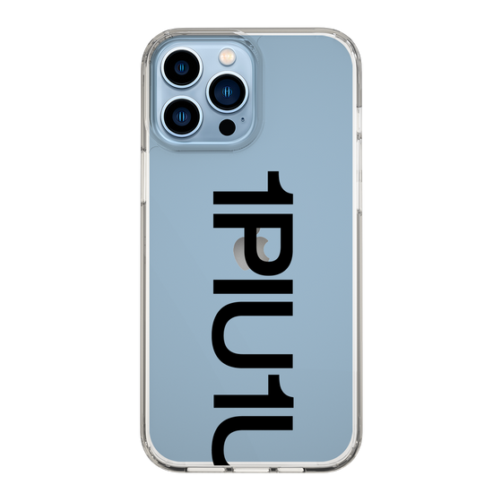 Slim Protection Case for Apple iPhone 13 Pro Max［ 1PIU1UGUALE3 - Logo Bold - Black ］