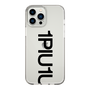 Slim Protection Case for Apple iPhone 13 Pro Max［ 1PIU1UGUALE3 - Logo Bold - Black ］