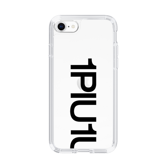 Slim Protection Case for Apple iPhone SE 2nd Generation［ 1PIU1UGUALE3 - Logo Bold - Black ］