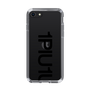 Slim Protection Case for Apple iPhone SE 2nd Generation［ 1PIU1UGUALE3 - Logo Bold - Black ］