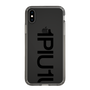 Slim Protection Case for Apple iPhone X［ 1PIU1UGUALE3 - Logo Bold - Black ］