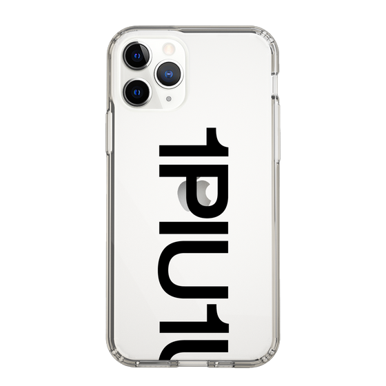 Slim Protection Case for Apple iPhone 11 Pro［ 1PIU1UGUALE3 - Logo Bold - Black ］