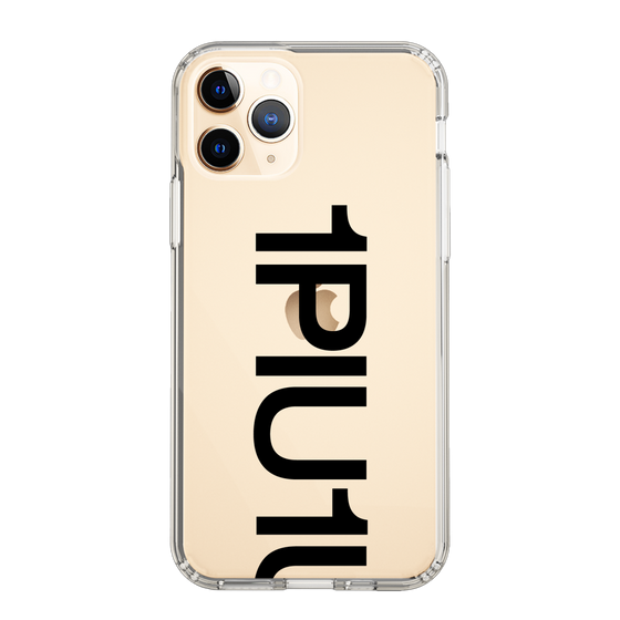 Slim Protection Case for Apple iPhone 11 Pro［ 1PIU1UGUALE3 - Logo Bold - Black ］