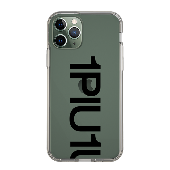 Slim Protection Case for Apple iPhone 11 Pro［ 1PIU1UGUALE3 - Logo Bold - Black ］