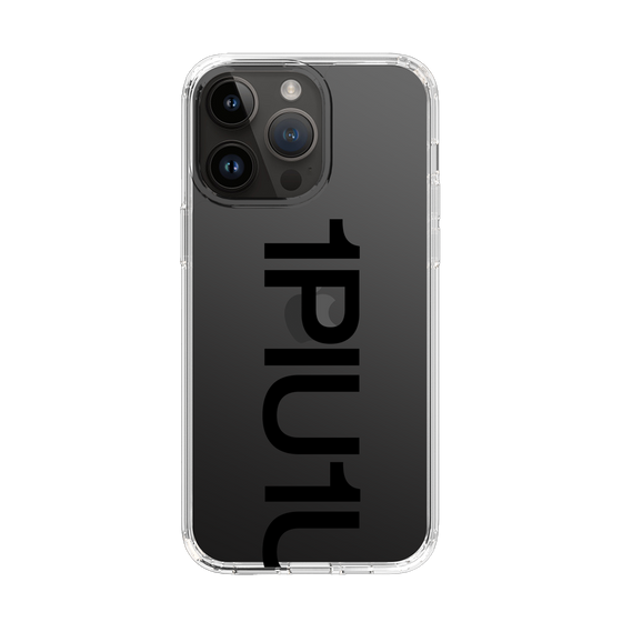 Slim Protection Case for Apple iPhone 14 Pro Max［ 1PIU1UGUALE3 - Logo Bold - Black ］