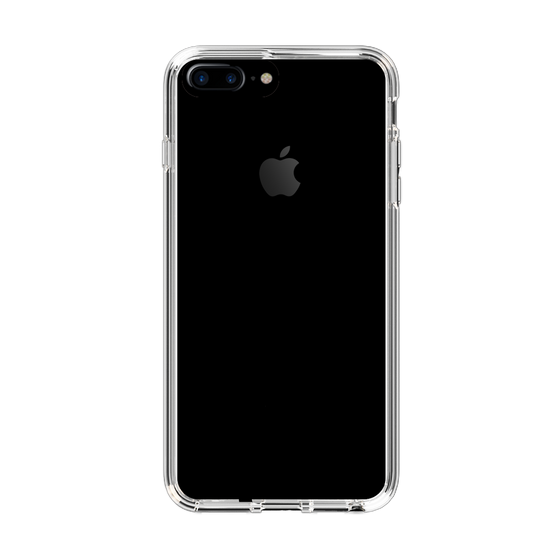Slim Protection Case for Apple iPhone 7 Plus［ 1PIU1UGUALE3 - Logo Bold - Black ］