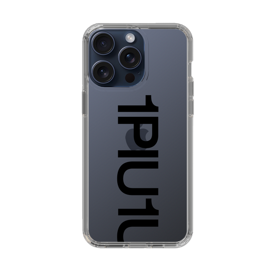 Slim Protection Case for Apple iPhone 15 Pro Max［ 1PIU1UGUALE3 - Logo Bold - Black ］