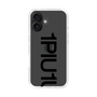 Slim Protection Case for Apple iPhone 16［ 1PIU1UGUALE3 - Logo Bold - Black ］