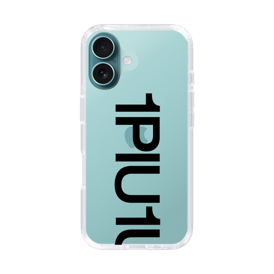 Slim Protection Case for Apple iPhone 16［ 1PIU1UGUALE3 - Logo Bold - Black ］