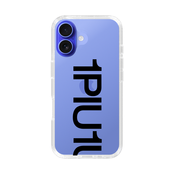 Slim Protection Case for Apple iPhone 16［ 1PIU1UGUALE3 - Logo Bold - Black ］