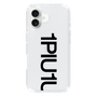Slim Protection Case for Apple iPhone 16 Plus［ 1PIU1UGUALE3 - Logo Bold - Black ］