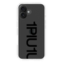 Slim Protection Case for Apple iPhone 16 Plus［ 1PIU1UGUALE3 - Logo Bold - Black ］