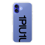 Slim Protection Case for Apple iPhone 16 Plus［ 1PIU1UGUALE3 - Logo Bold - Black ］