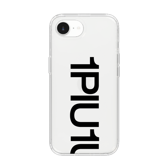 Slim Protection Case for Apple iPhone 16e［ 1PIU1UGUALE3 - Logo Bold - Black ］