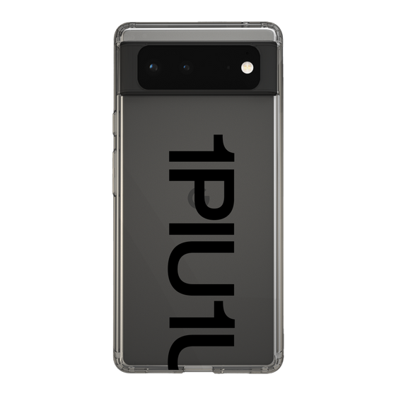 Slim Protection Case for Google Pixel 6［ 1PIU1UGUALE3 - Logo Bold - Black ］