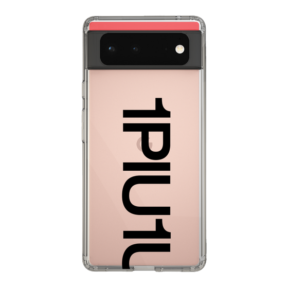 Slim Protection Case for Google Pixel 6［ 1PIU1UGUALE3 - Logo Bold - Black ］