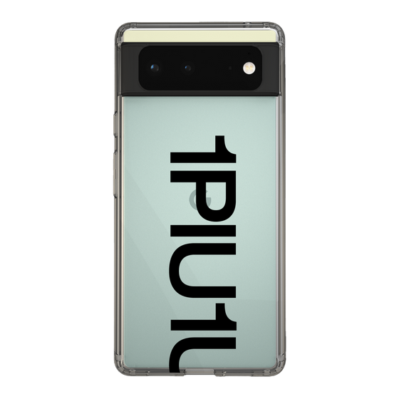 Slim Protection Case for Google Pixel 6［ 1PIU1UGUALE3 - Logo Bold - Black ］