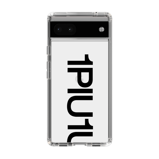 Slim Protection Case for Google Pixel 6a［ 1PIU1UGUALE3 - Logo Bold - Black ］