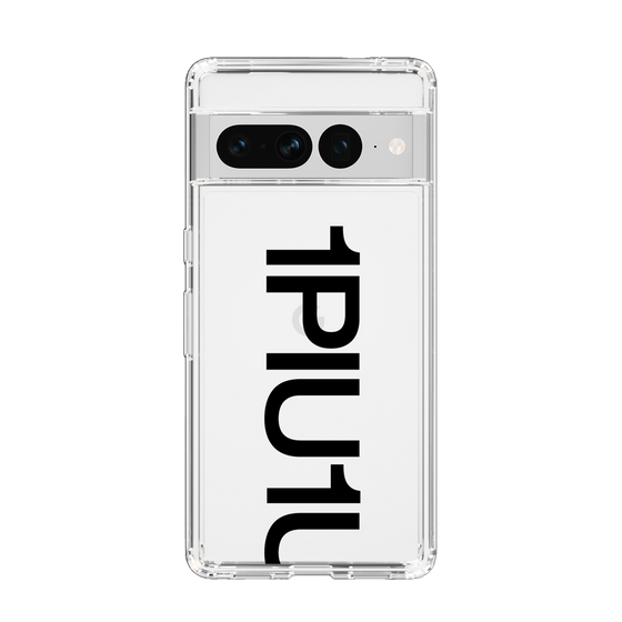 Slim Protection Case for Google Pixel 7 Pro［ 1PIU1UGUALE3 - Logo Bold - Black ］