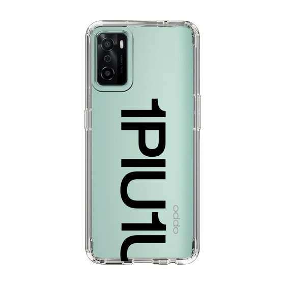 Slim Protection Case for OPPO A55s 5G［ 1PIU1UGUALE3 - Logo Bold - Black ］