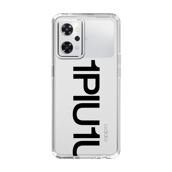 Slim Protection Case for OPPO Reno9 A［ 1PIU1UGUALE3 - Logo Bold - Black ］