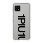 Slim Protection Case for SHARP AQUOS sense6［ 1PIU1UGUALE3 - Logo Bold - Black ］