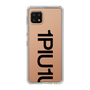 Slim Protection Case for SHARP AQUOS sense6［ 1PIU1UGUALE3 - Logo Bold - Black ］