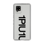Slim Protection Case for SHARP AQUOS zero6［ 1PIU1UGUALE3 - Logo Bold - Black ］