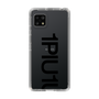 Slim Protection Case for SHARP AQUOS sense5G［ 1PIU1UGUALE3 - Logo Bold - Black ］