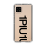 Slim Protection Case for SHARP AQUOS sense5G［ 1PIU1UGUALE3 - Logo Bold - Black ］