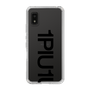 Slim Protection Case for SHARP AQUOS wish2［ 1PIU1UGUALE3 - Logo Bold - Black ］